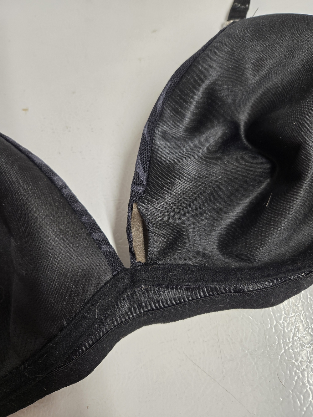 Black Women's Lined Push-Up Bra - Classic Everyday Comfort